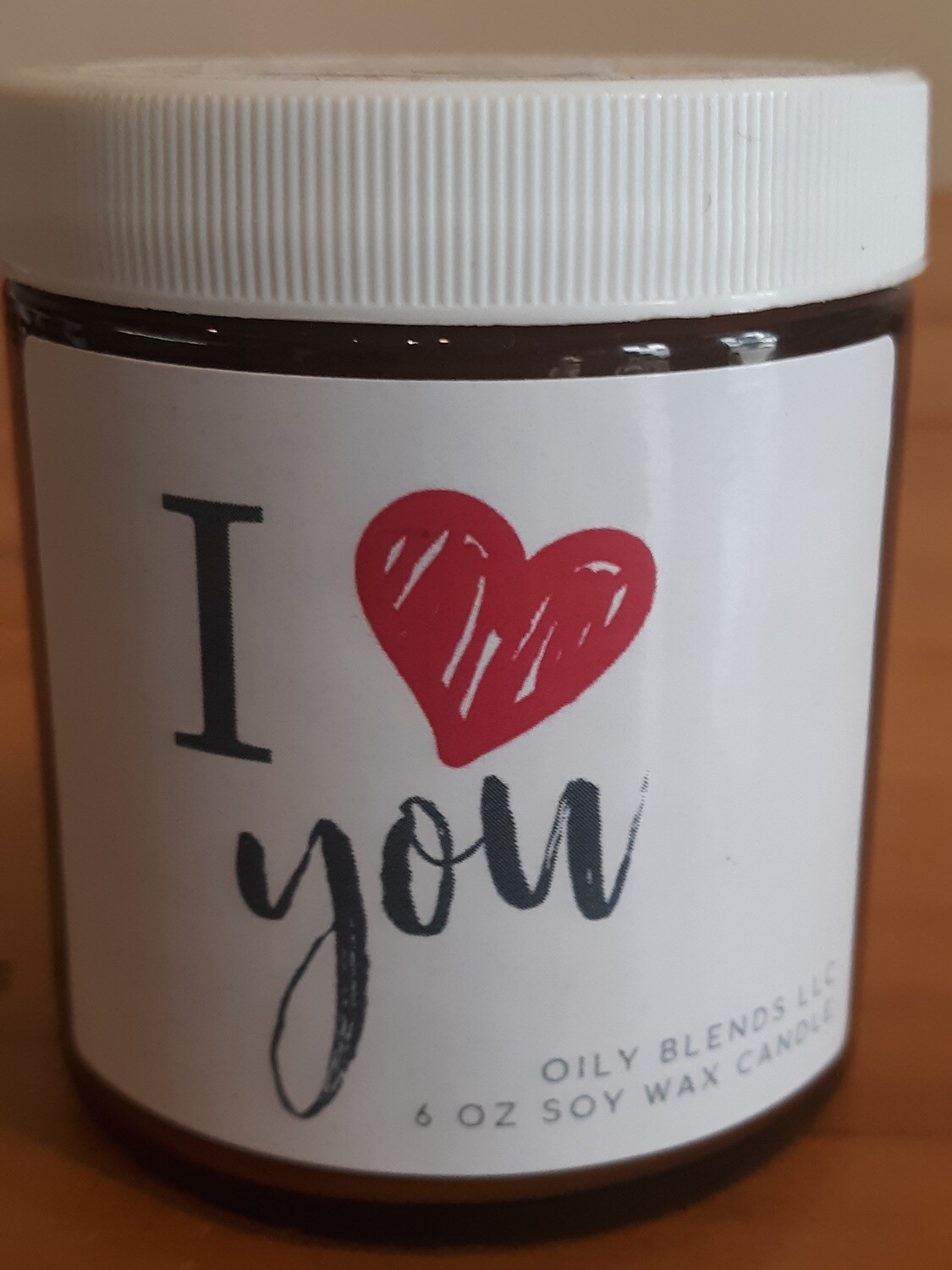 BrokenSpirit_Apparel (BSA) I Love You Message Candle