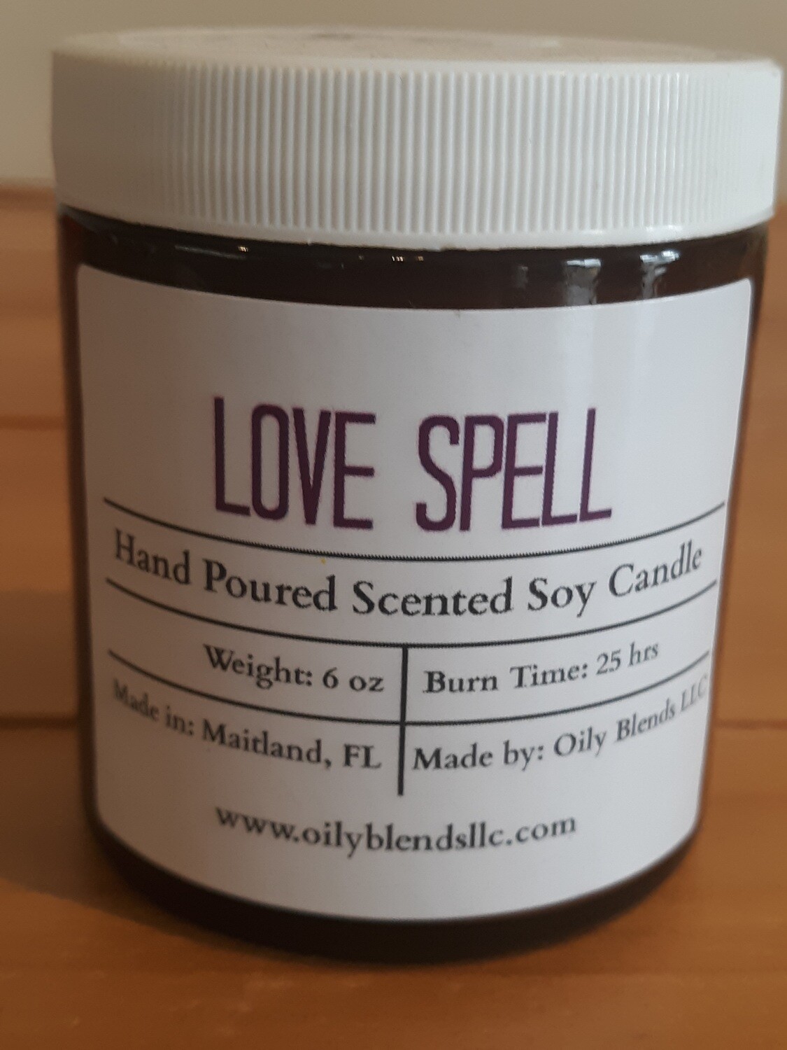 BrokenSpirit_Apparel (BSA) Love Spell Romance Candle
