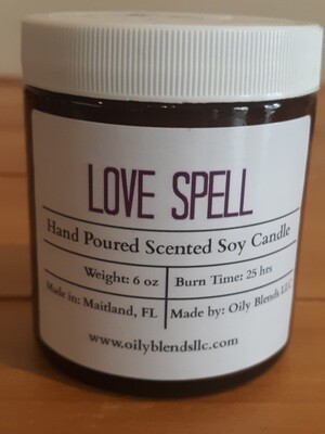 BrokenSpirit_Apparel (BSA) Love Spell Romance Candle