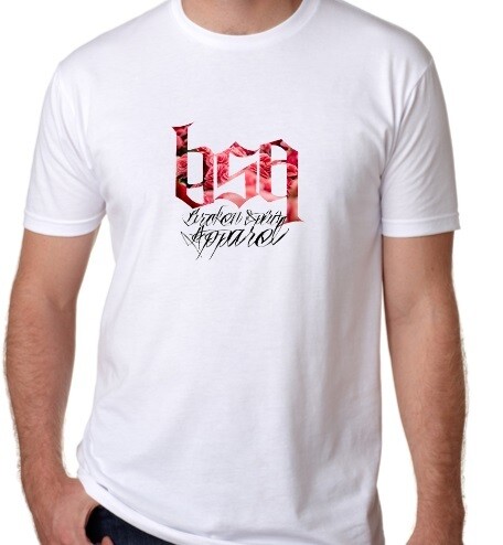 BrokenSpirit_Apparel (BSA) Red Rose BSA T-Shirt