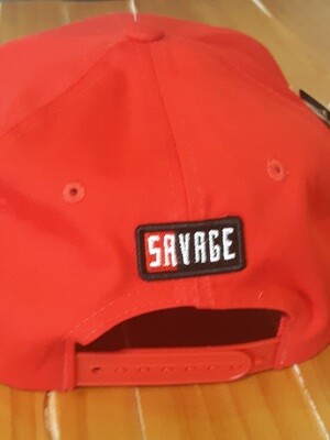 BrokenSpirit_Apparel (BSA) Red Savage Hat