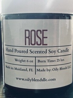 BrokenSpirit_Apparel (BSA) Rose Romance Candle