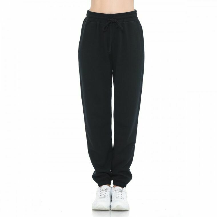 BrokenSpirit_Apparel (BSA) Black Elastic Cuff Fleece Jogger