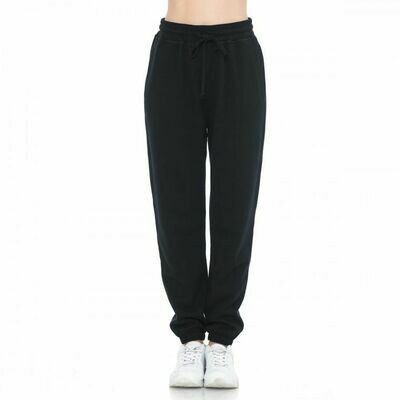 BrokenSpirit_Apparel (BSA) Black Elastic Cuff Fleece Jogger