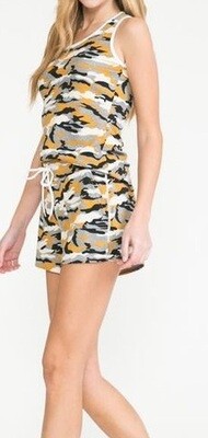 BrokenSpirit_Apparel (BSA) Camouflage Sleeveless and Shorts Set