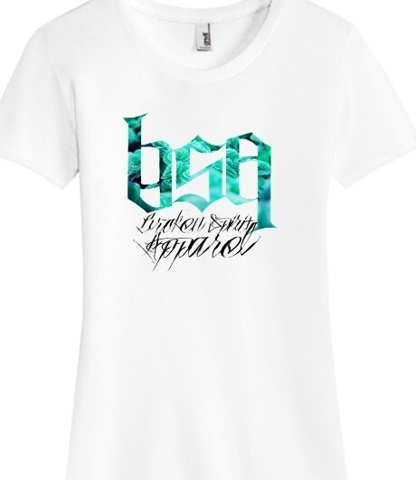 BrokenSpirit_Apparel (BSA) Blue Rose BSA T-Shirt