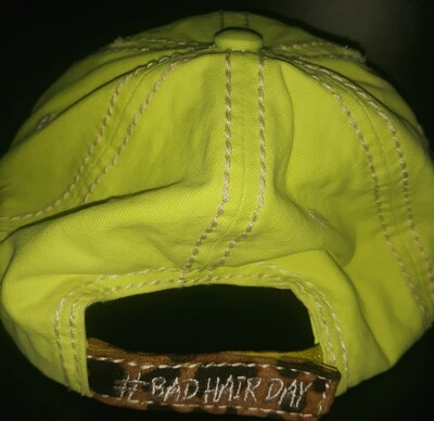 BrokenSpirit_Apparel (BSA) #BADHAIRDAY Neon Yellow Hat