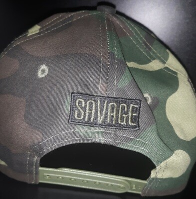 BrokenSpirit_Apparel (BSA) Military Camo SAVAGE Hat