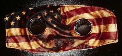 BrokenSpirit_Apparel (BSA) Orange Tinted Flag Mask