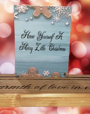 Christmas card stand