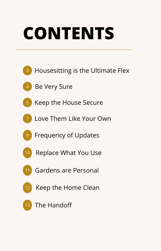 Best Practices: An Introduction to Housesitting - EBOOK