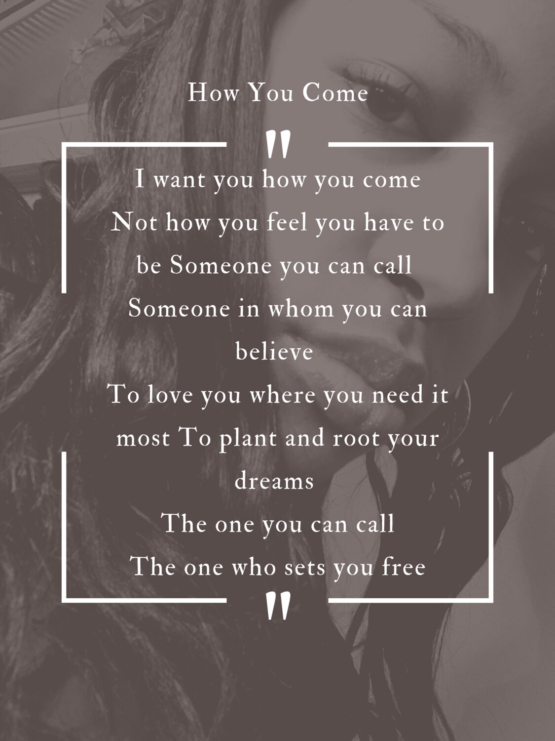 How You Come - Wall Art
