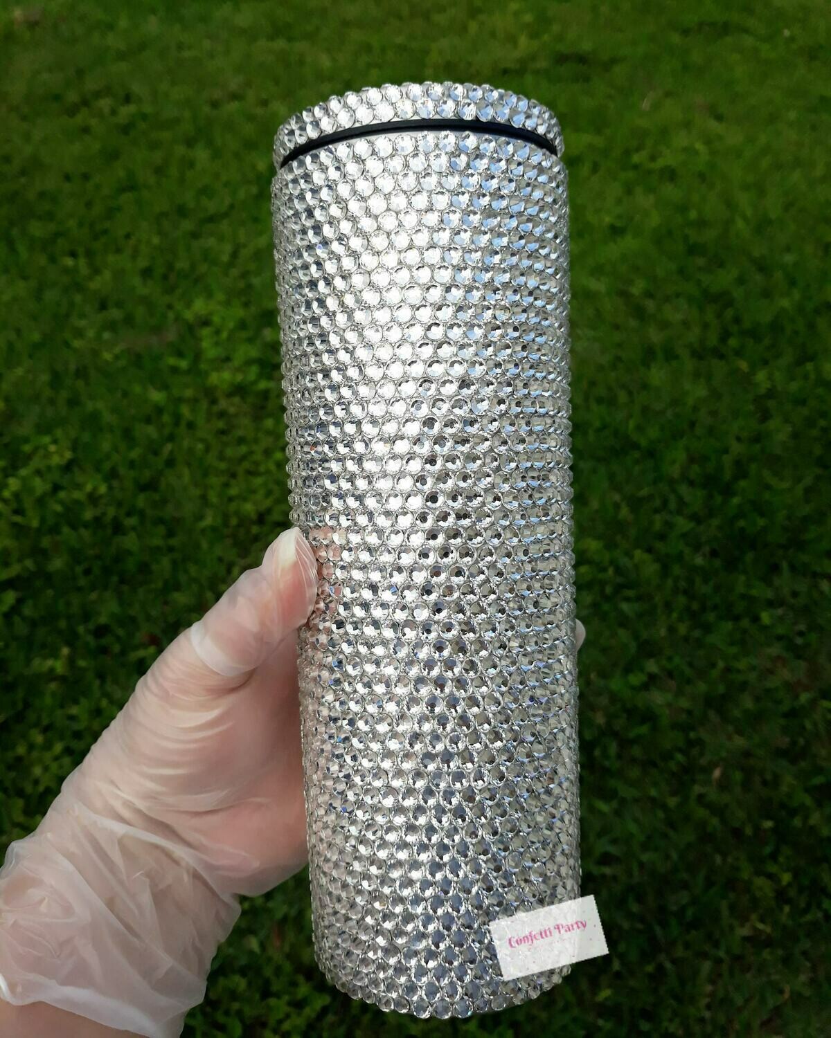 Ice Queen Full Bling  20oz Tumbler with straw Rhinestone Tumbler Bling Cup