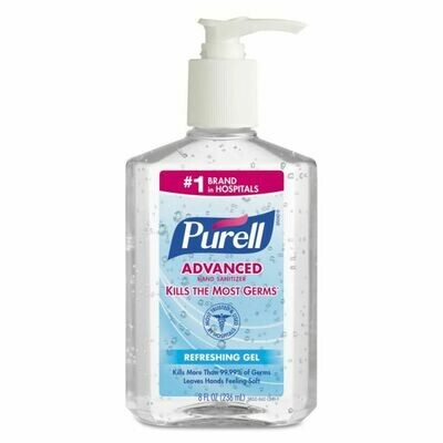 PURELL Advanced Refreshing Gel Hand Sanitizer Clean Scent Pump Bottle