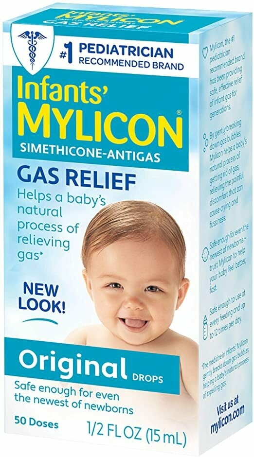 Mylicon Gas Relief Drops for Infants and Babies, Original Formula