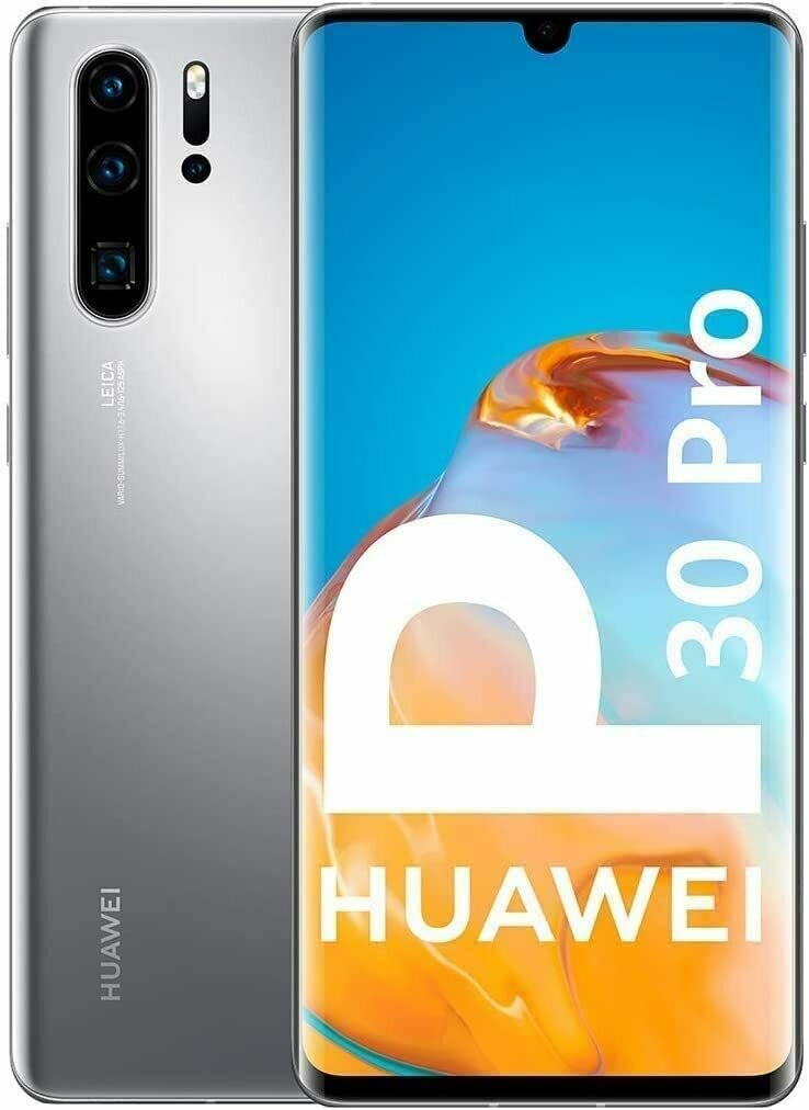 Huawei P30 Pro New Edition 2020 EMUI 10.1 8GB+256GB Global ROM Dual Sim Silver Frost - International Version