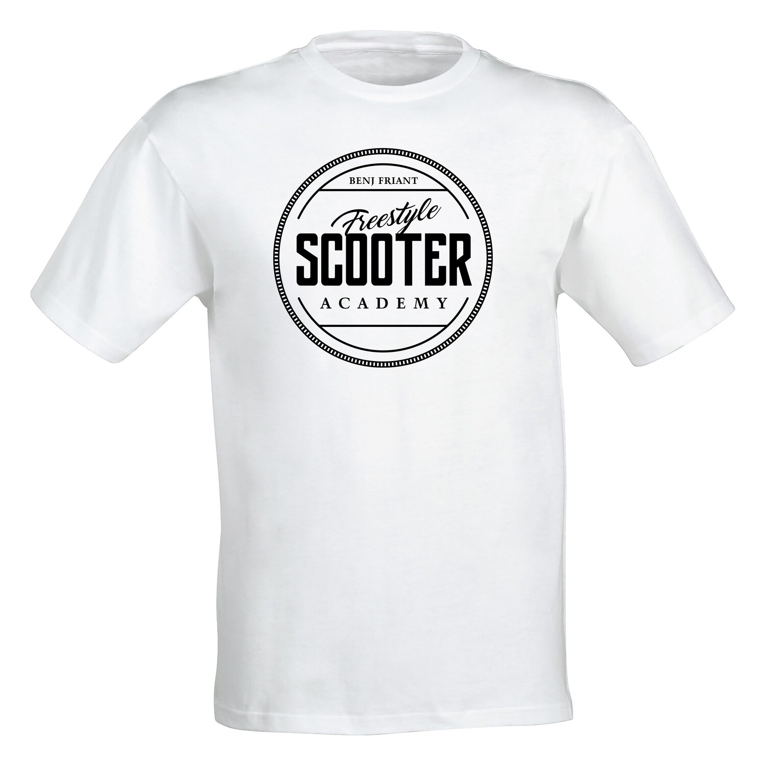 Over sized Tall Tee Freestyle Scooter Academy WHITE
