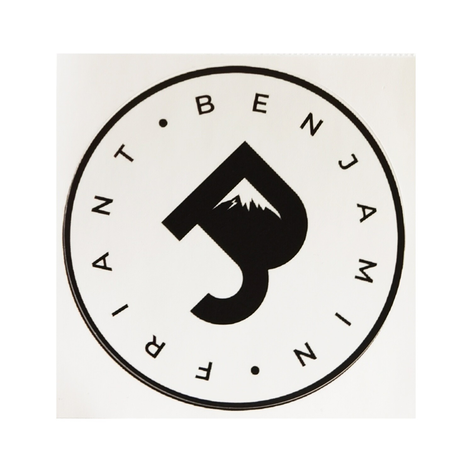 Sticker BenJ Friant Blanc