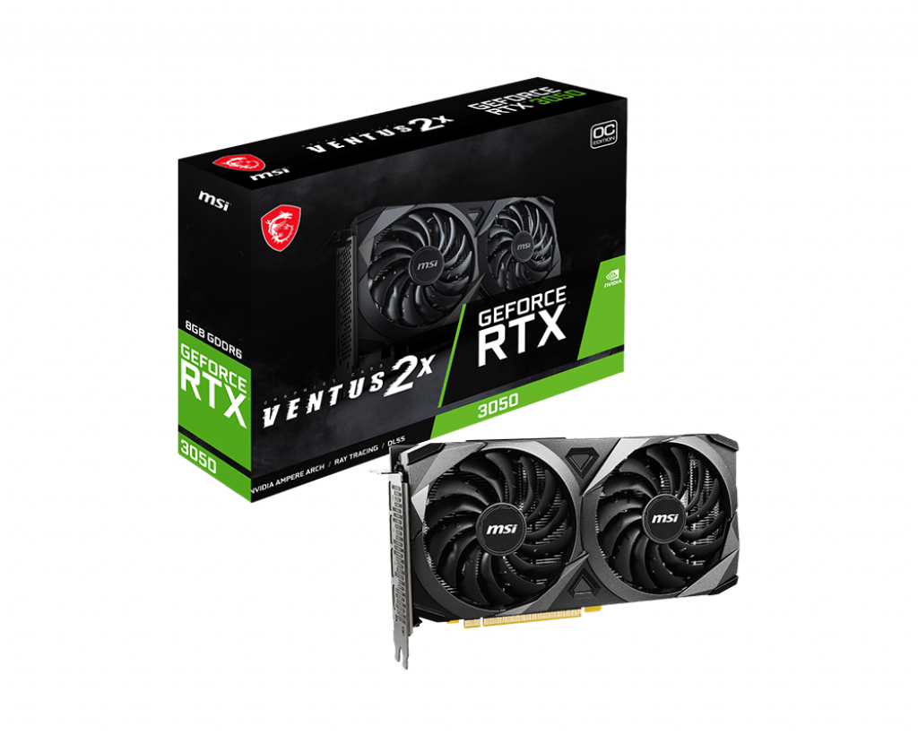 MSI GeForce RTX 3050 VENTUS 2X 8G OC (LHR)