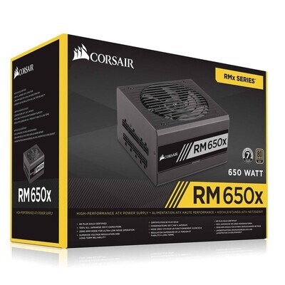 Corsair RM650x (80 PLUS Gold Fully Modular ATX Power Supply)
