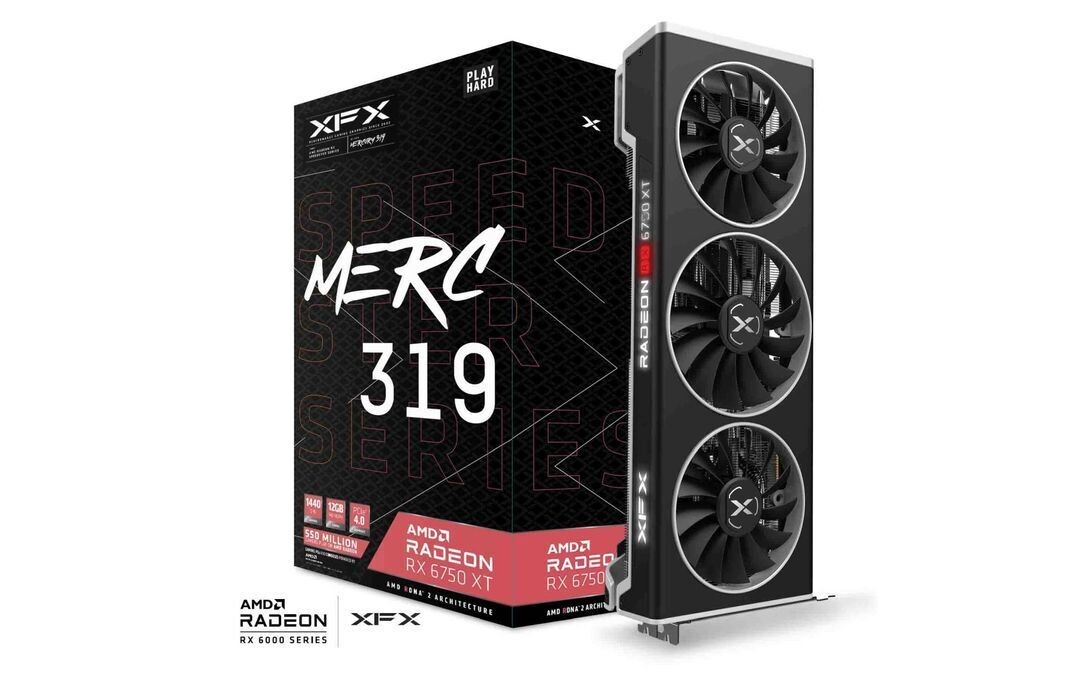 XFX SPEEDSTER MERC 319 Radeon RX 6750 XT (12GB)