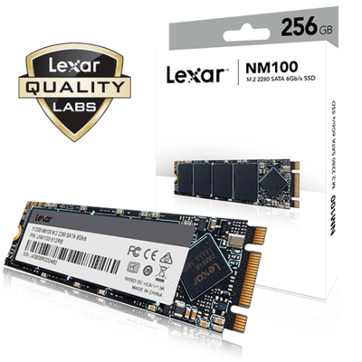 Lexar NM100 512GB M.2 2280 SATA III (6Gb/s) (520MB/s)