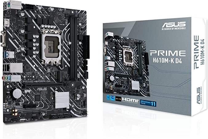 Asus PRIME H610M-K D4 (LGA 1700, DDR4)