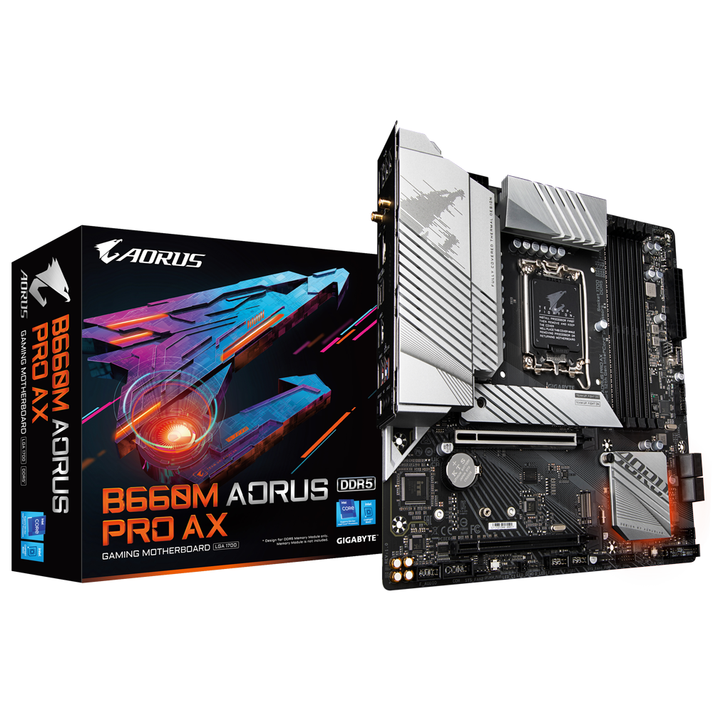 Gigabyte B660M AORUS PRO AX (LGA 1700, DDR5)
