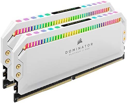 Corsair Dominator Platinum RGB 32GB (16x2) 3600 (CL 18) (White)