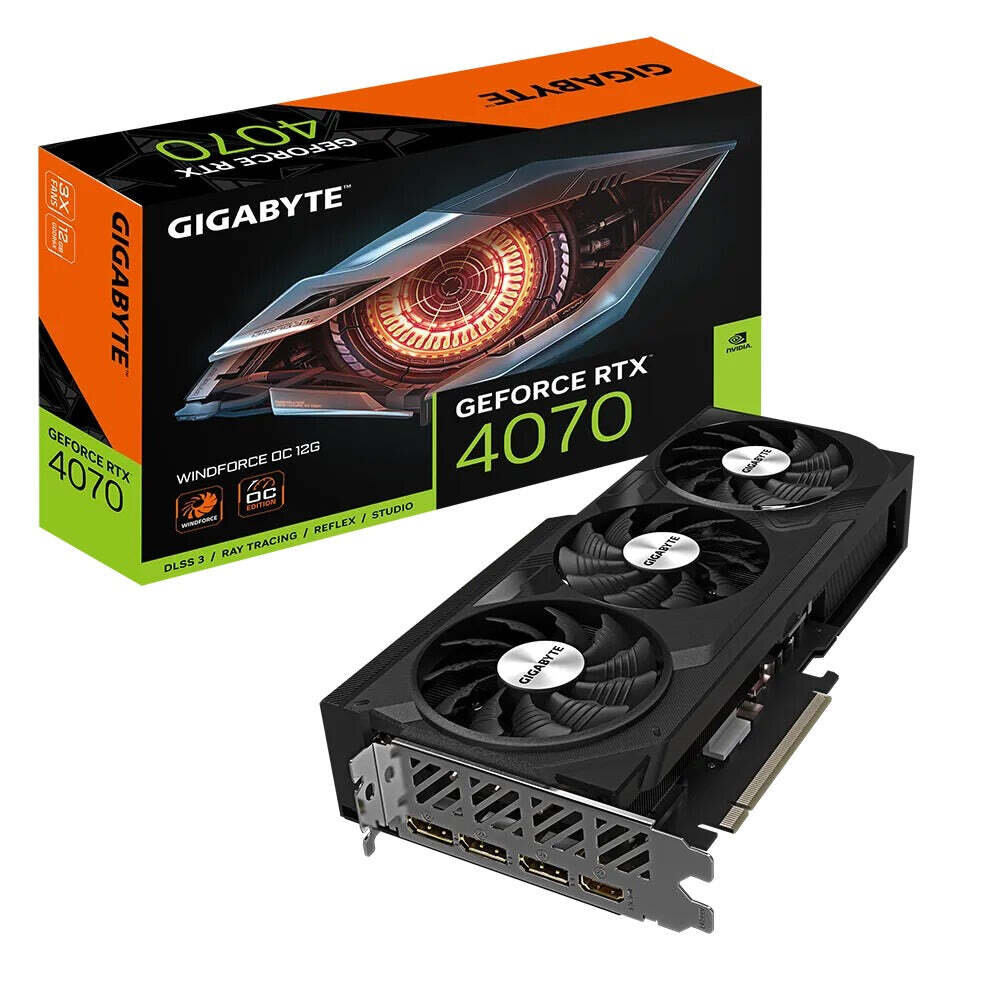 Gigabyte GeForce RTX 4070 WINDFORCE OC 12G (Brand New, No Box)