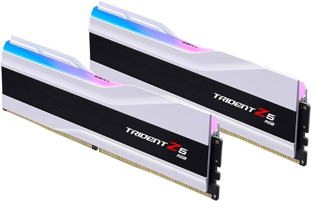 G.Skill Trident Z5 RGB DDR5 48GB (2x24) 8000MHz CL 40 WHITE [F5-8000J4048F24GX2-TZ5RW]
