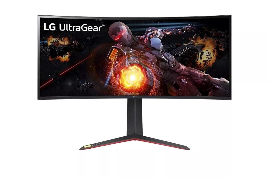 LG 34GP950G 34" UltraGear Curved QHD Nano IPS 1ms 144Hz HDR 600 Monitor with NVIDIA G-SYNC Ultimate