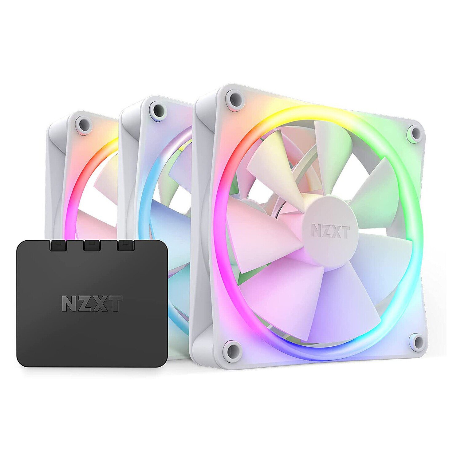 NZXT F120 RGB Core Triple Pack (WHITE)