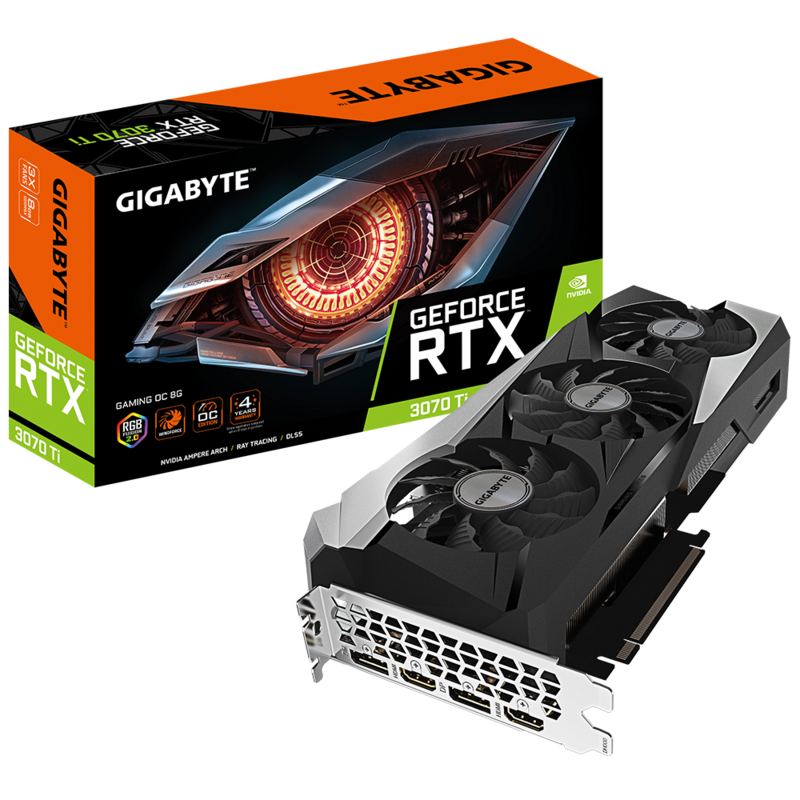 Gigabyte GeForce RTX 3070 Ti GAMING OC 8G (2nd hand, 5 months warranty)