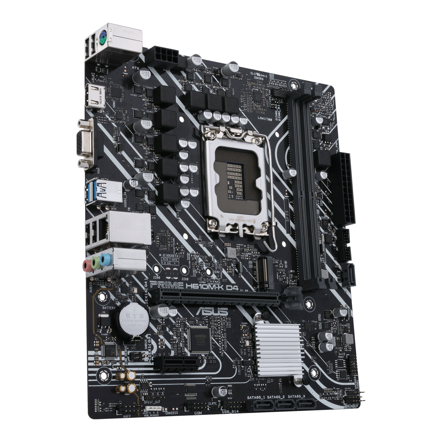 ASUS PRIME H610M-K ARGB (LGA 1700, DDR5)