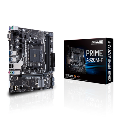 Asus Prime A320M-F (AM4, DDR4, mATX)