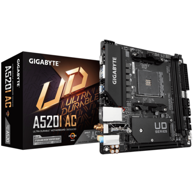 Gigabyte A520I AC (rev. 1x) (AM4, DDR4, ITX)