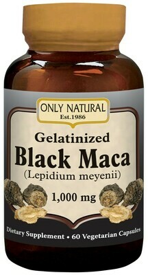 Gelatinized Black Maca 1000 mg 60 (veg. caps) Gelatinized Black Maca 1000 mg 60 (veg. caps)