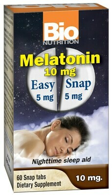 Melatonin 10mg (60 snap tabs) Melatonin 10mg (60 snap tabs)