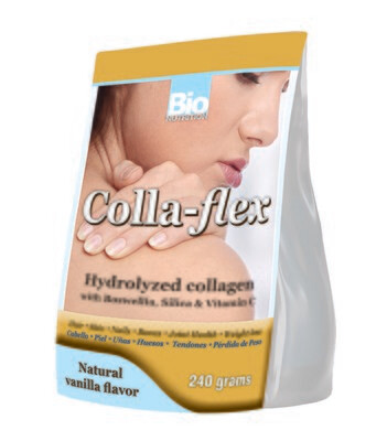 (Colágeno) Colla-Flex Hydrolyzed w/ Boswellia, Silica & Vitamin C - 240g Vanilla (Colágeno) Colla-Flex Hydrolyzed w/ Boswellia, Silica & Vitamin C - 240g Vanilla