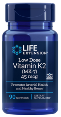 Low Dose Vitamin K2 45 mcg (90 softgels) Low Dose Vitamin K2 45 mcg (90 softgels)
