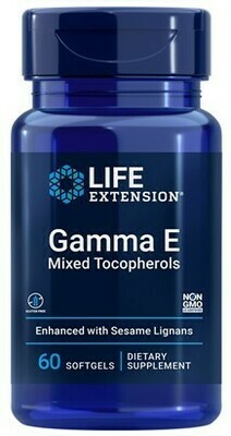 Gamma E Mixed Tocopherols 60 softgels Gamma E Mixed Tocopherols 60 softgels