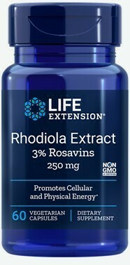RHODIOLA EXTRACT 3% ROSAVINS 250MG 60 VEG.CAPS RHODIOLA EXTRACT 3% ROSAVINS 250MG 60 VEG.CAPS