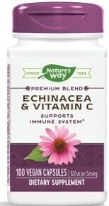 Echinacea & Vitamina C (100 capsulas vegetarianas) Echinacea & Vitamina C (100 capsulas vegetarianas)
