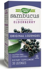 Sambucus Elderberry Lozenges w/ Vitamin C Gluten Free (30 lozenges) Sambucus Elderberry Lozenges w/ Vitamin C Gluten Free (30 lozenges)