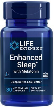 Enhanced Sleep with Melatonin (30 veg. caps) Enhanced Sleep with Melatonin (30 veg. caps)