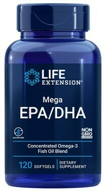 Omega-3 Mega EPA/DHA (120 softgels) Omega-3 Mega EPA/DHA (120 softgels)