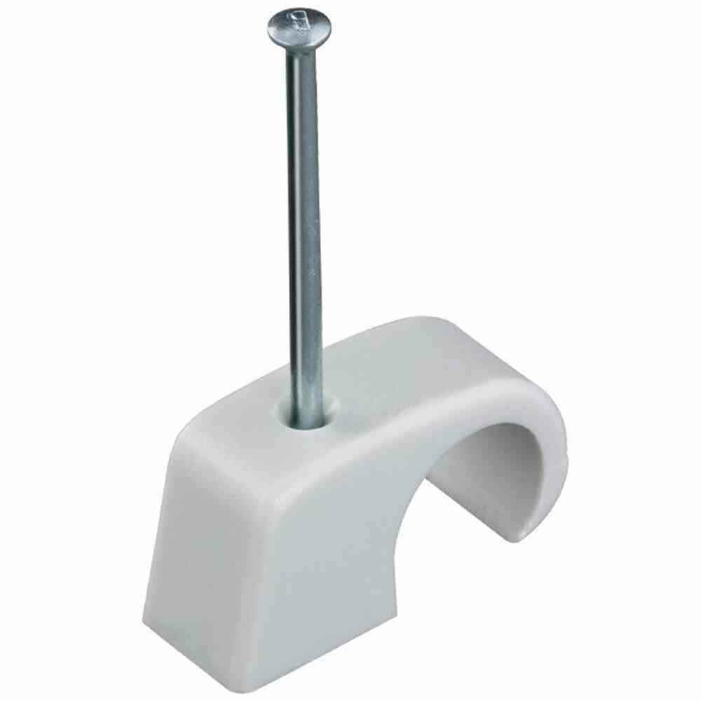 Nail clamp, with nail, Ø 7-12mm 100 pice   long nail 35mm
