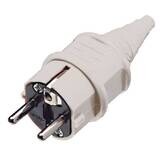 Plug Grounded White