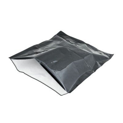 Aluminum seal bag black 56 x 91 cm